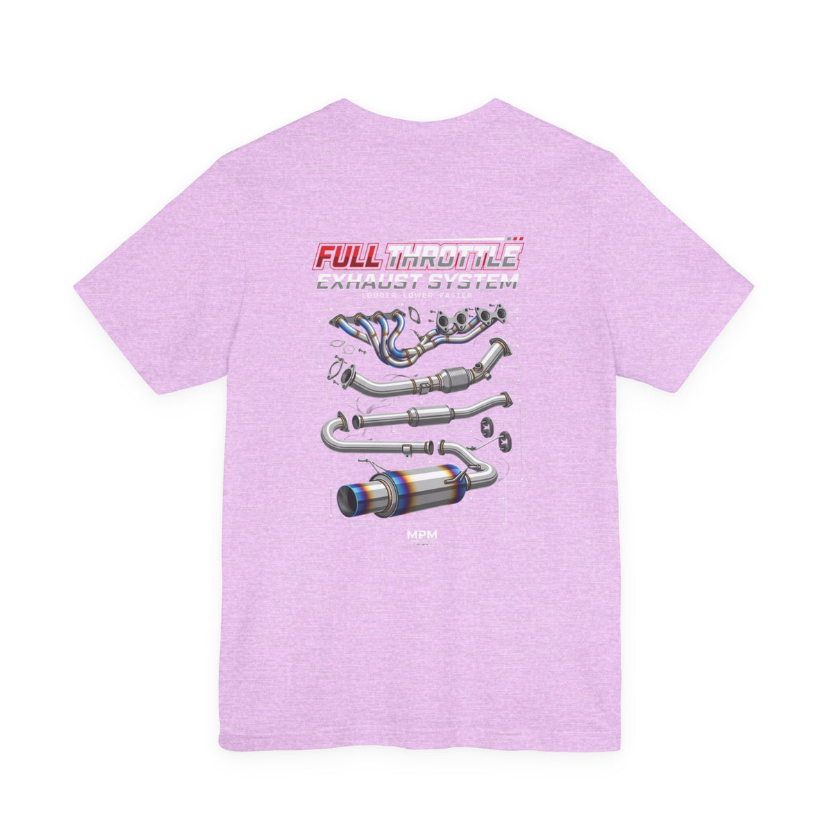 MPM Exhaust System Graphic T-Shirt – Full Throttle Edition