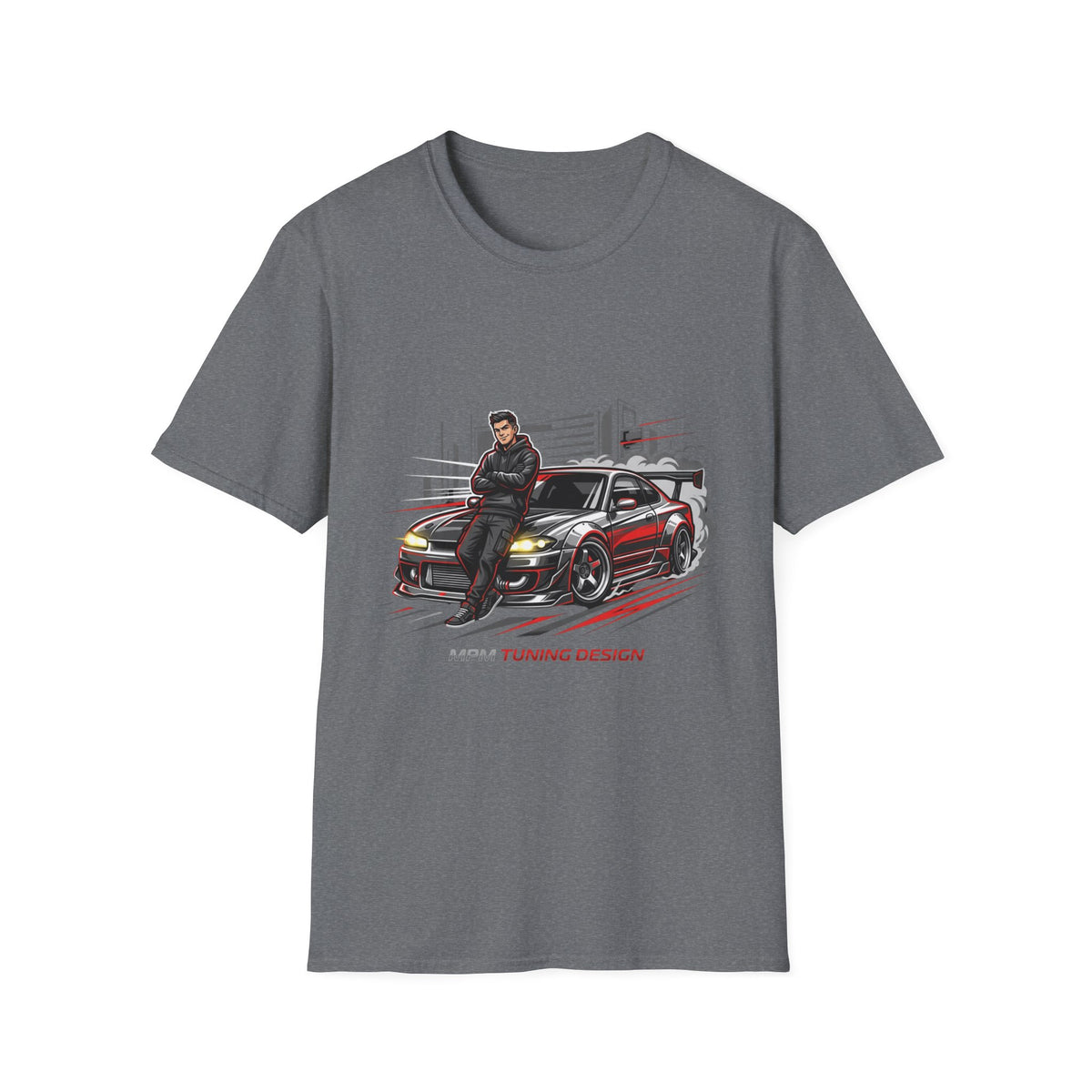 Car T-Shirt — Street Racing Crew Tee with Tuning Design Graphic | MPM Tuning Design