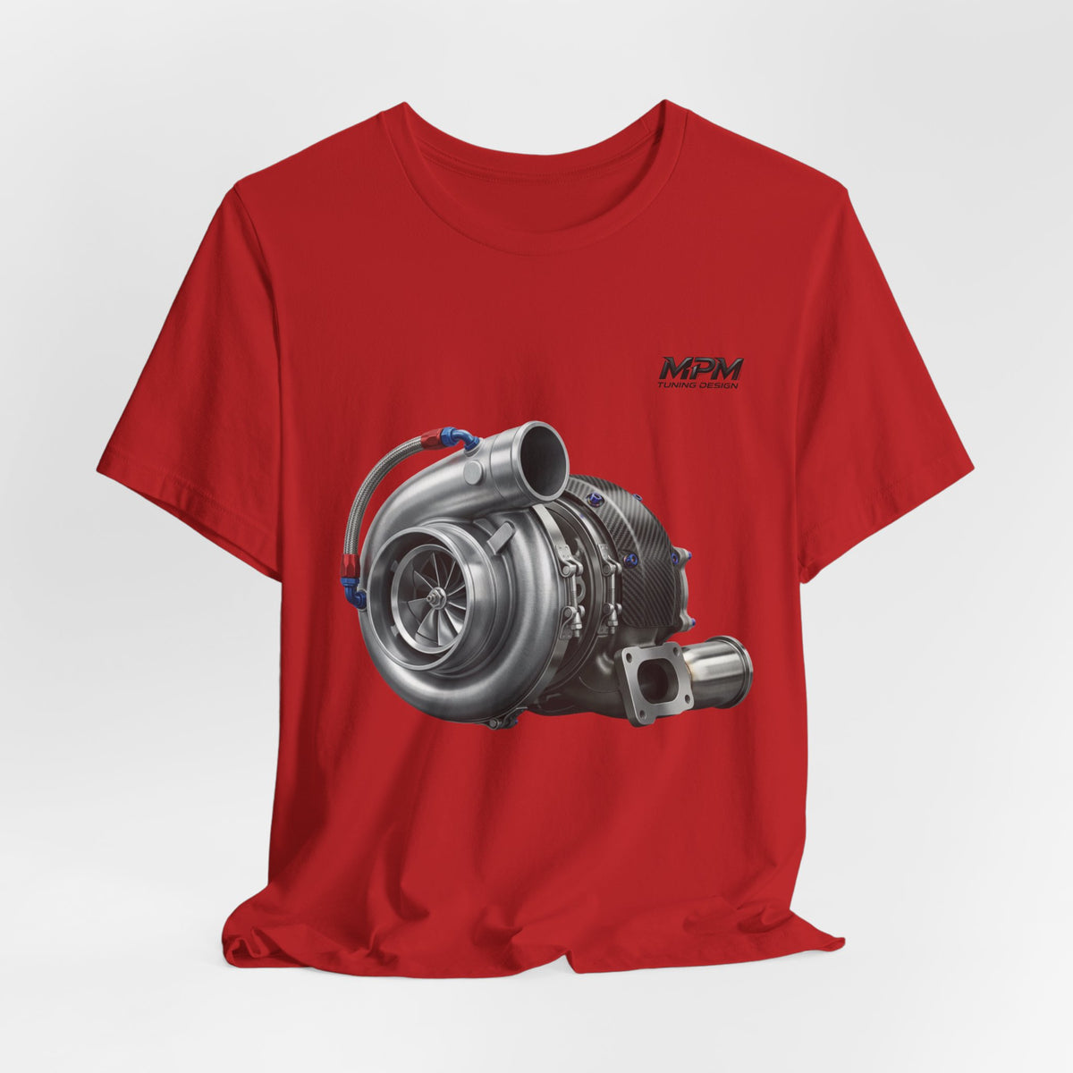 Turbocharger Graphic Tee — MPM Turbo Engine Shirt for Car Enthusiasts
