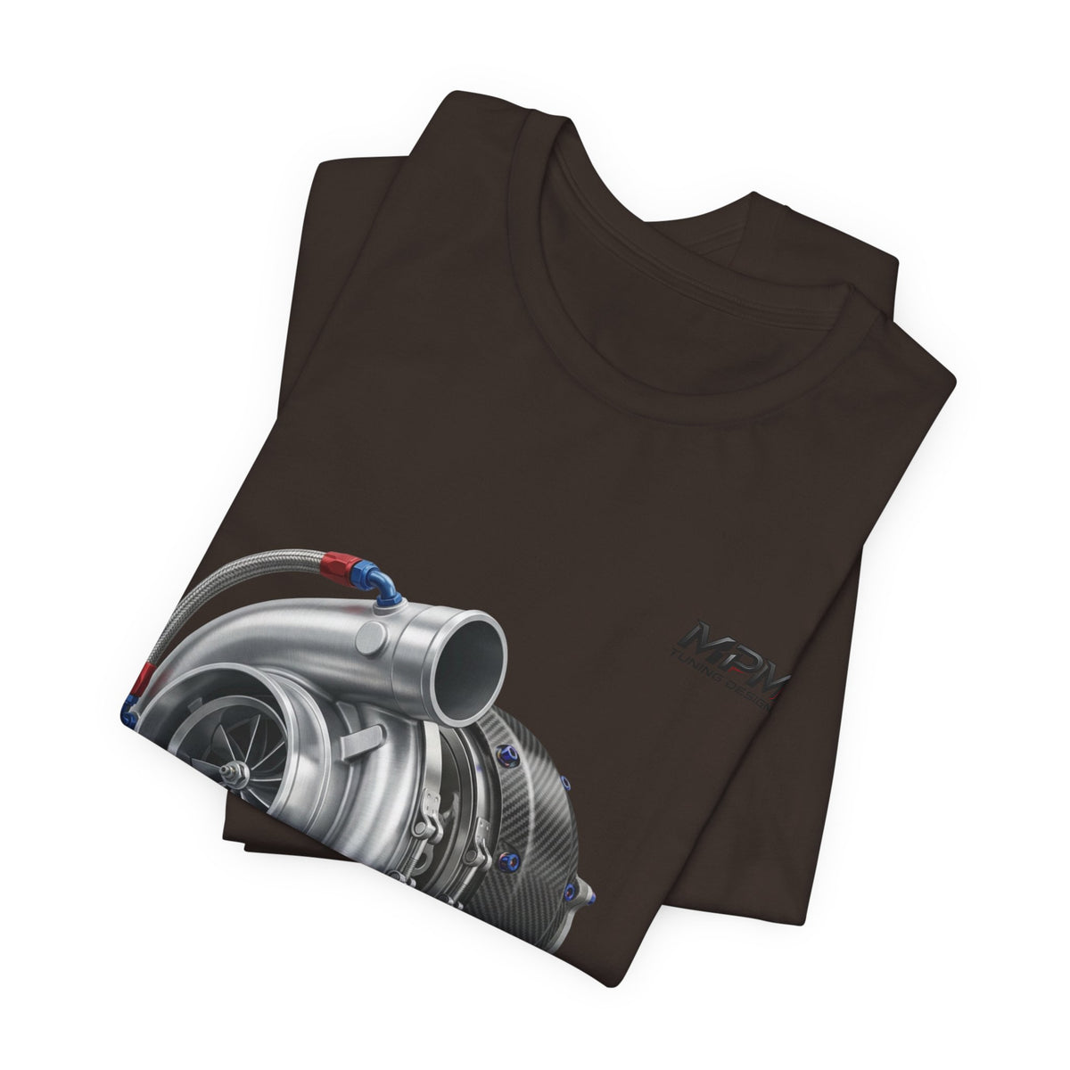 Turbocharger Graphic Tee — MPM Turbo Engine Shirt for Car Enthusiasts