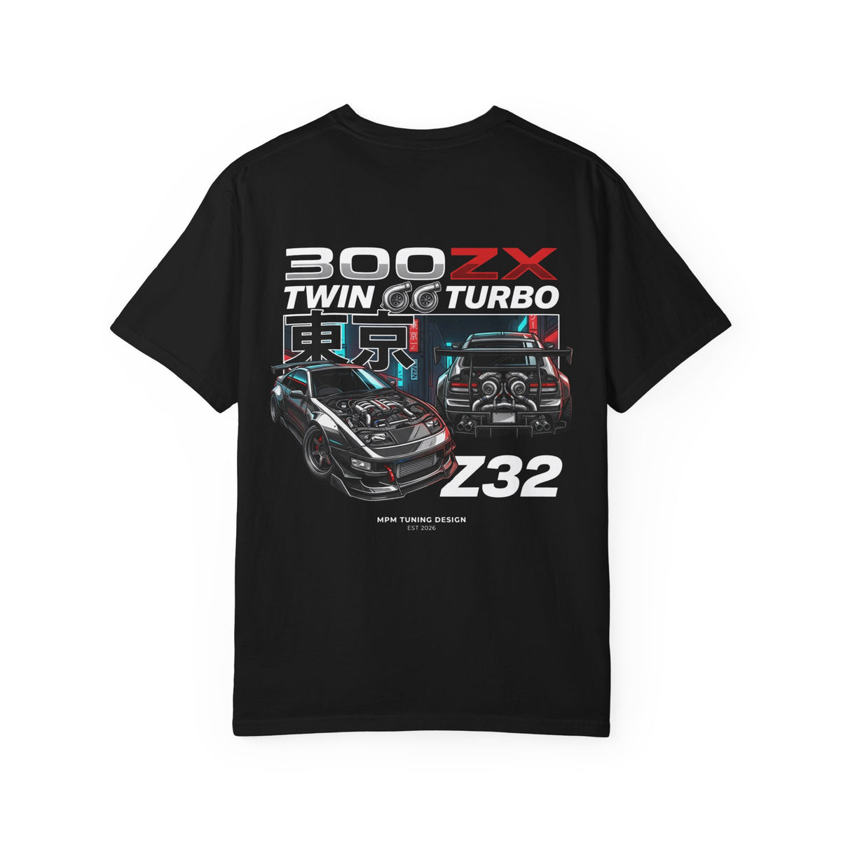 Datsun ZX Racing T-Shirt — Retro JDM Skyline Car Graphic Tee | MPM Tuning Design