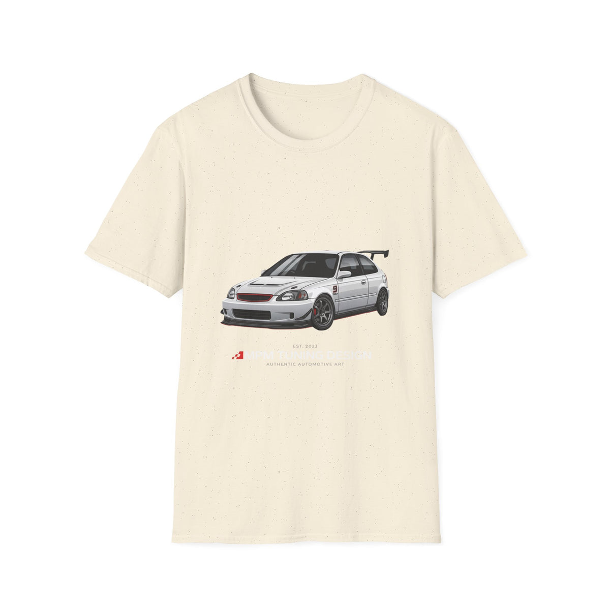 Honda Civic EK Hatchback T-Shirt — JDM Race Car Graphic Tee | MPM Tuning Design