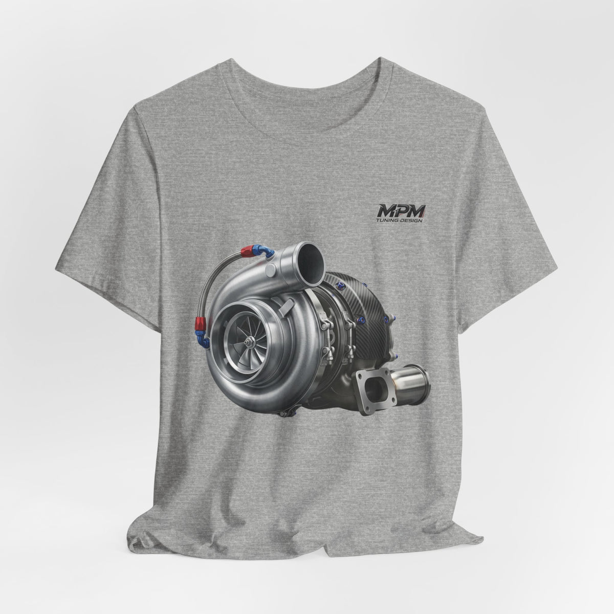 Turbocharger Graphic Tee — MPM Turbo Engine Shirt for Car Enthusiasts