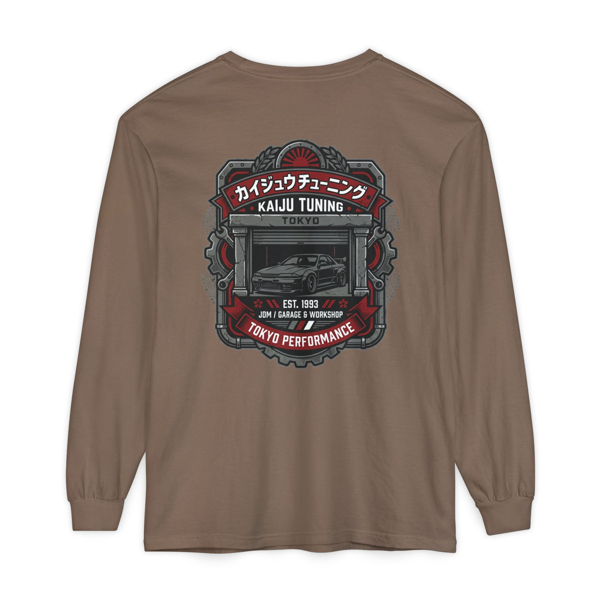 Kaiju Tuning Long Sleeve Tee — Tokyo Performance JDM Shirt | MPM Tuning Design