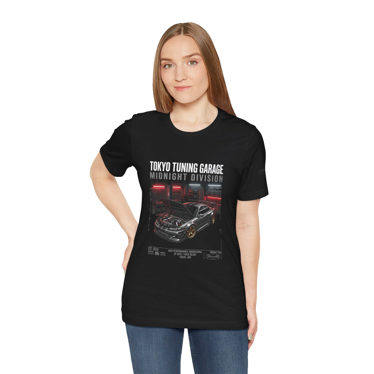 Midnight Division Tee — Retro Racing Graphic T-Shirt
