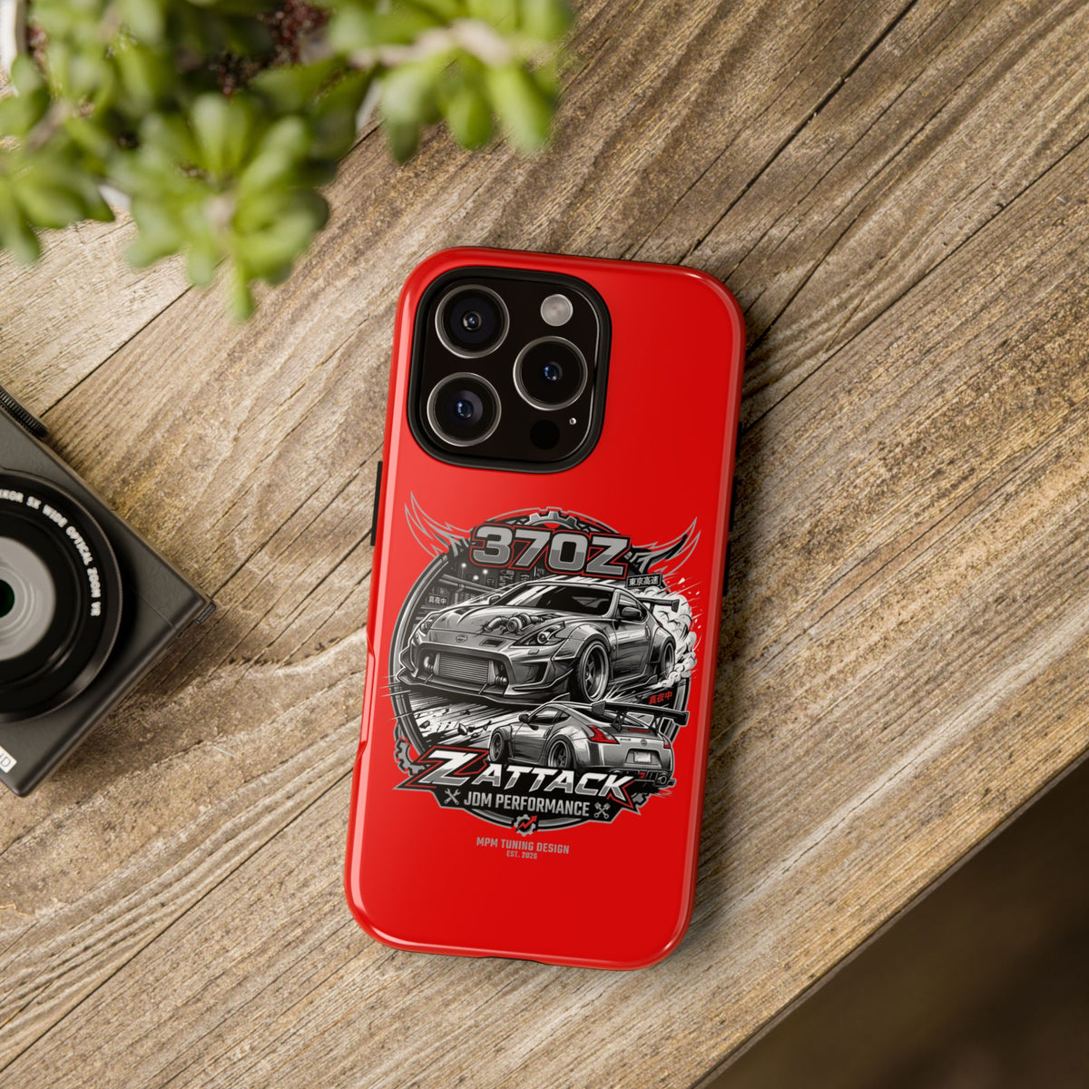 Nissan 370Z Z Attack Racing Phone Case — JDM Performance Sports Car Design | MPM Tuning Design