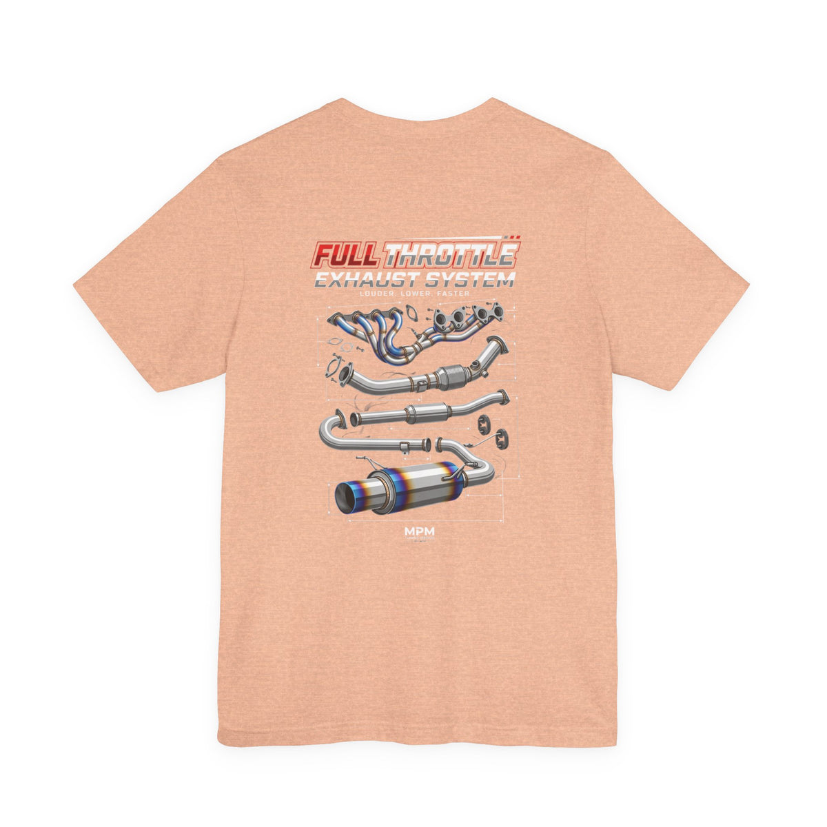 MPM Exhaust System Graphic T-Shirt – Full Throttle Edition