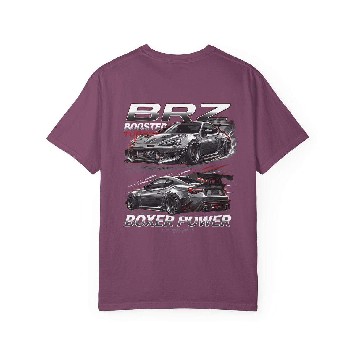 Subaru BRZ Twin Turbo Racing T-Shirt — JDM Drift Car Graphic Tee | MPM Tuning Design