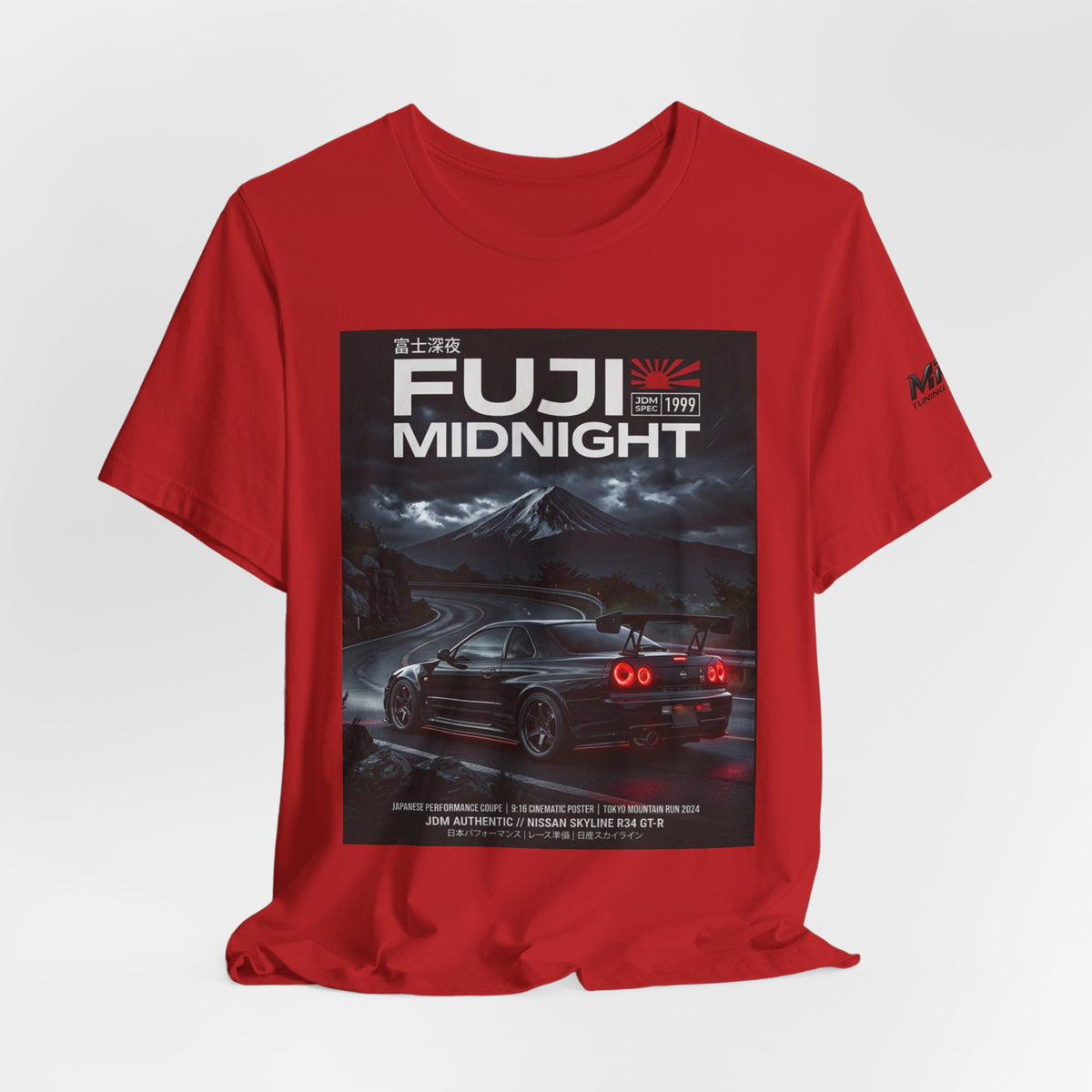 Fuji Midnight Night Racing Graphic T-Shirt – MPM Tuning Design