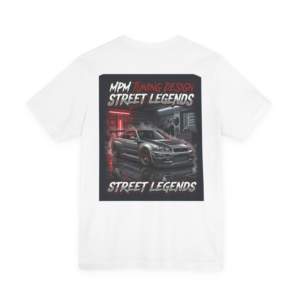 Street Legends Car T-Shirt — JDM Neon Racing Graphic Tee | MPM Tuning Design