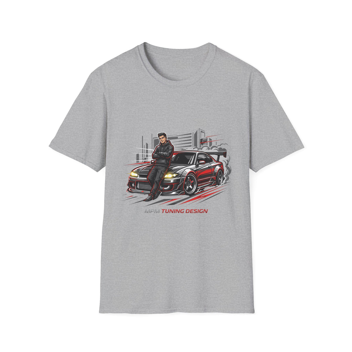 Car T-Shirt — Street Racing Crew Tee with Tuning Design Graphic | MPM Tuning Design