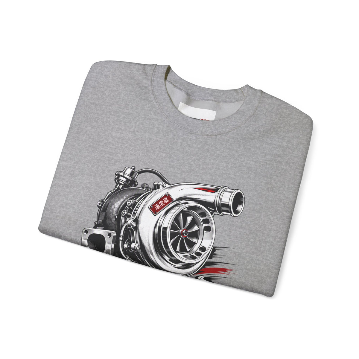 Turbocharger Graphic Crewneck Sweatshirt — Car Enthusiast Fleece | MPM Tuning Design