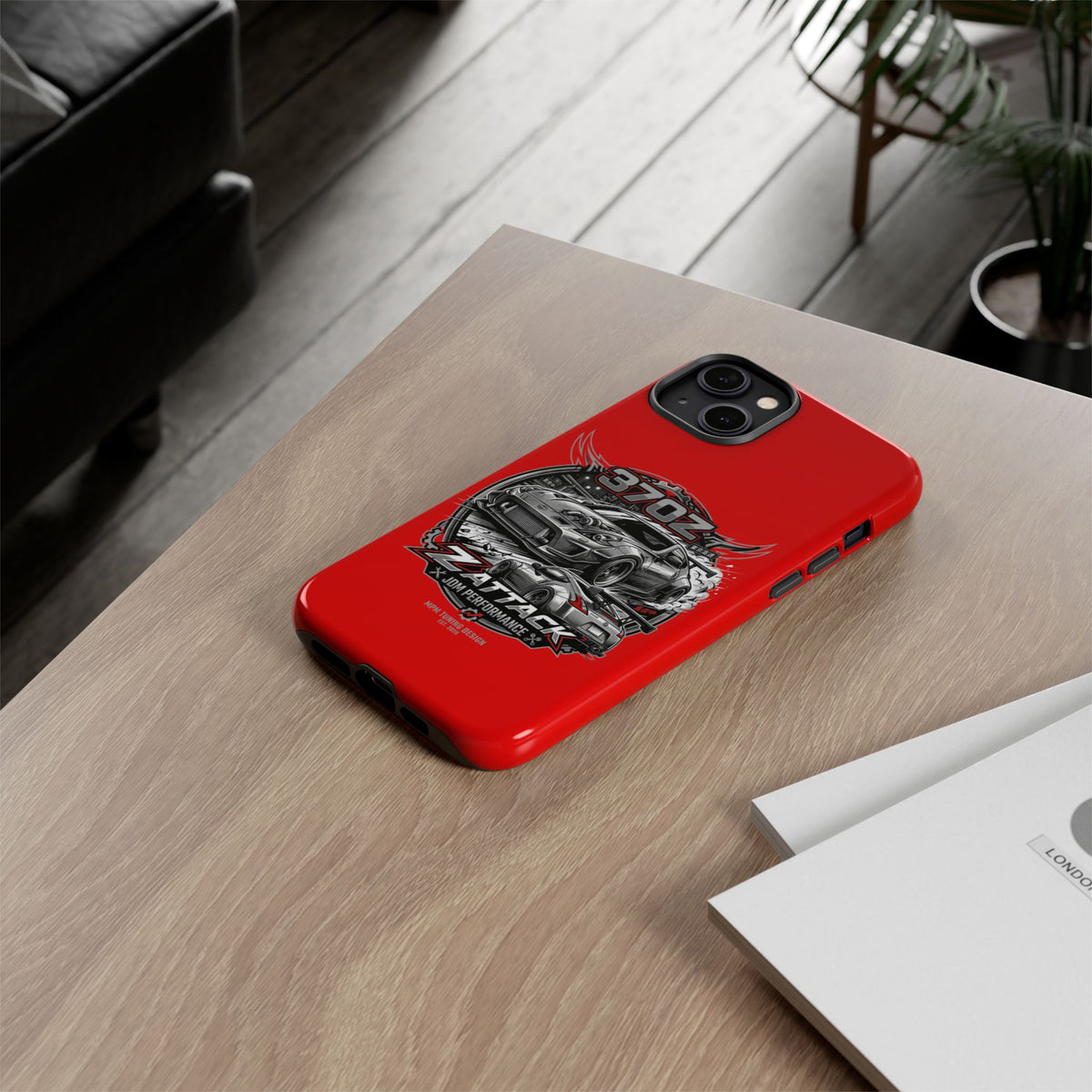 Nissan 370Z Z Attack Racing Phone Case — JDM Performance Sports Car Design | MPM Tuning Design