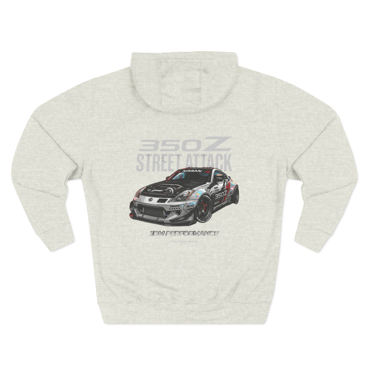 Nissan 350Z Street Attack Hoodie — JDM Racing Car Graphic Fleece | MPM Tuning Design