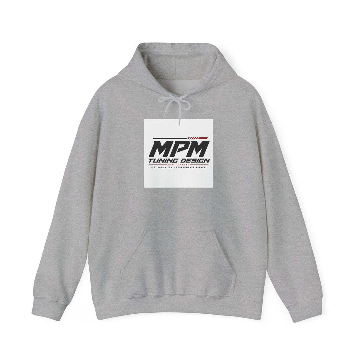 MPM Car Graphic Heavyweight Hoodie — Automotive Fleece Pullover | MPM Tuning Design