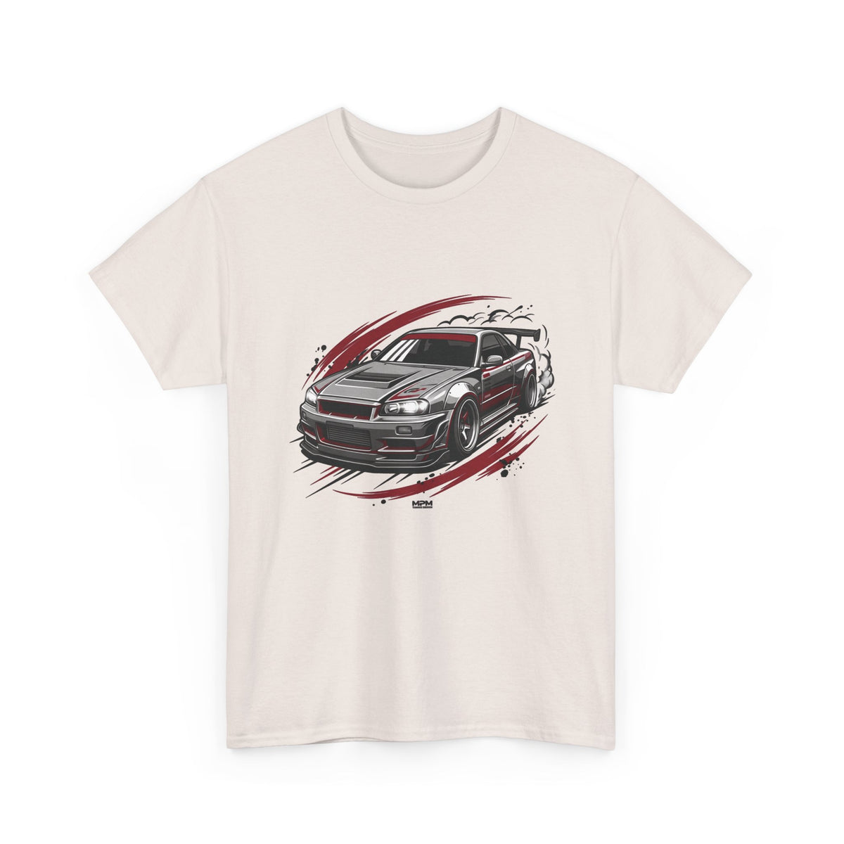 Car Graphic T-Shirt — Sporty Muscle Car JDM Illustration Tee | MPM Tuning Design