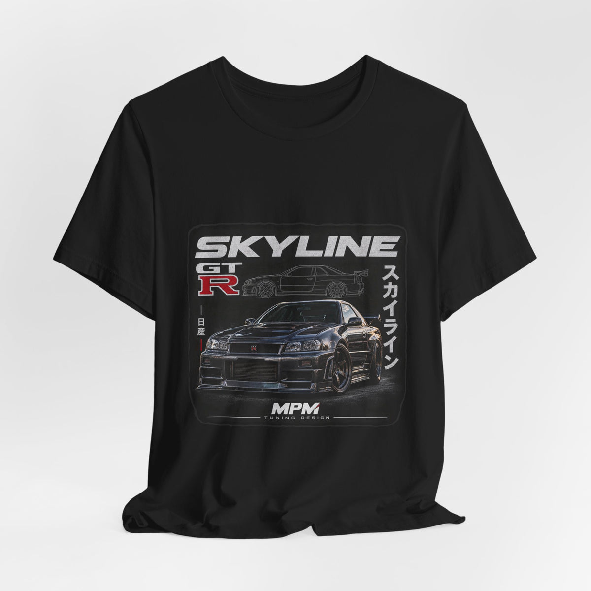 Skyline GT-R Tee — JDM Nissan Car Graphic T-Shirt
