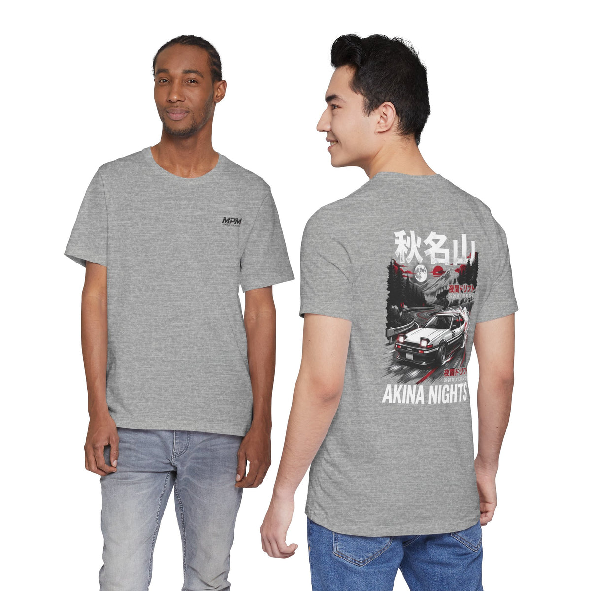 Retro JDM Drift Car Graphic T-Shirt – MPM Tuning Design