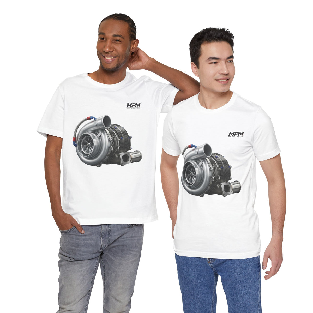 Turbocharger Graphic Tee — MPM Turbo Engine Shirt for Car Enthusiasts
