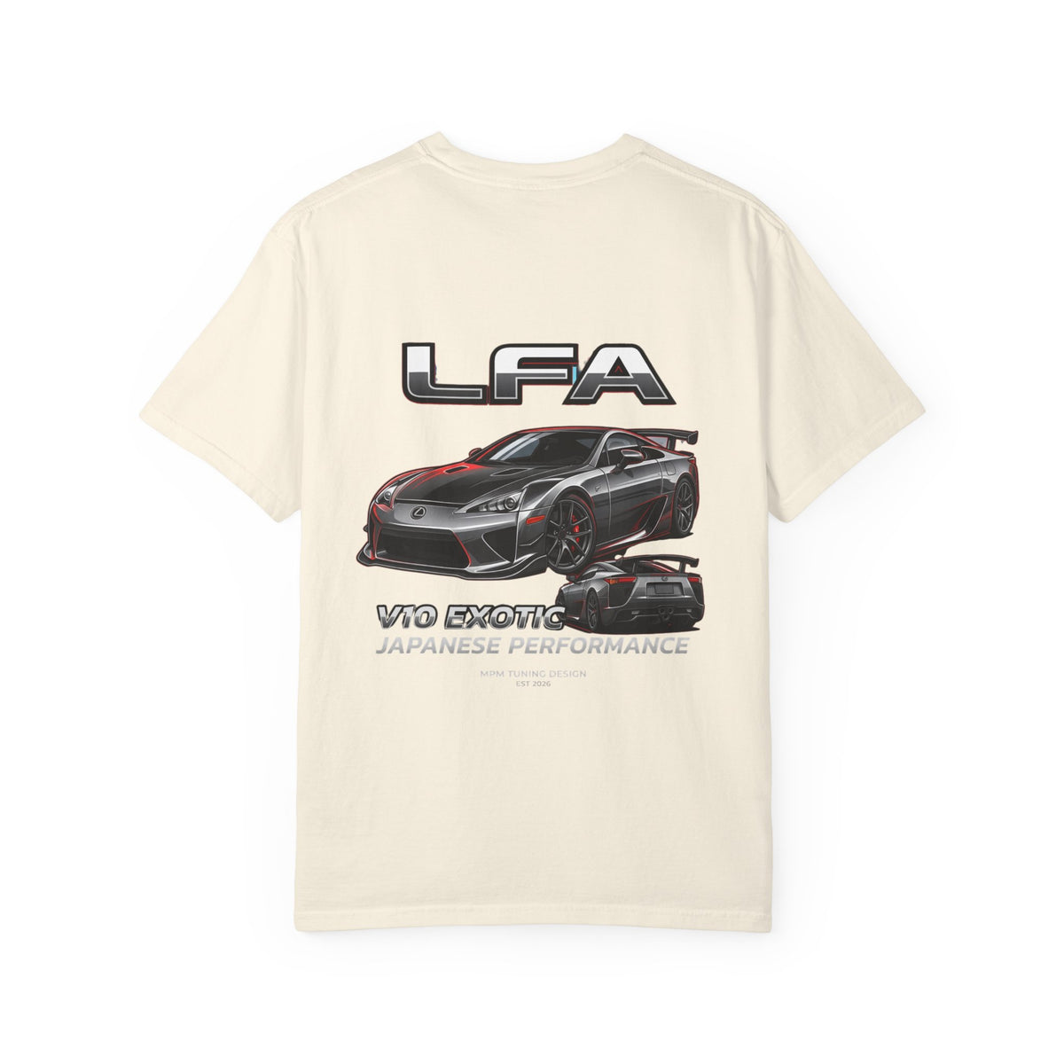 Lexus LFA Sport Car T-Shirt — Japanese Performance Car Graphic Tee | MPM Tuning Design