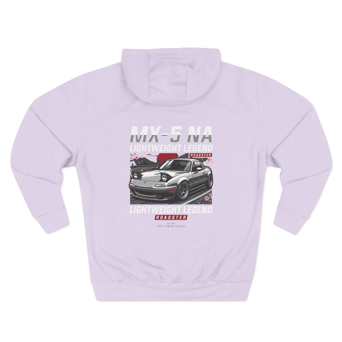 Mazda Miata Racing Hoodie — Retro Sports Car Graphic Fleece | MPM Tuning Design