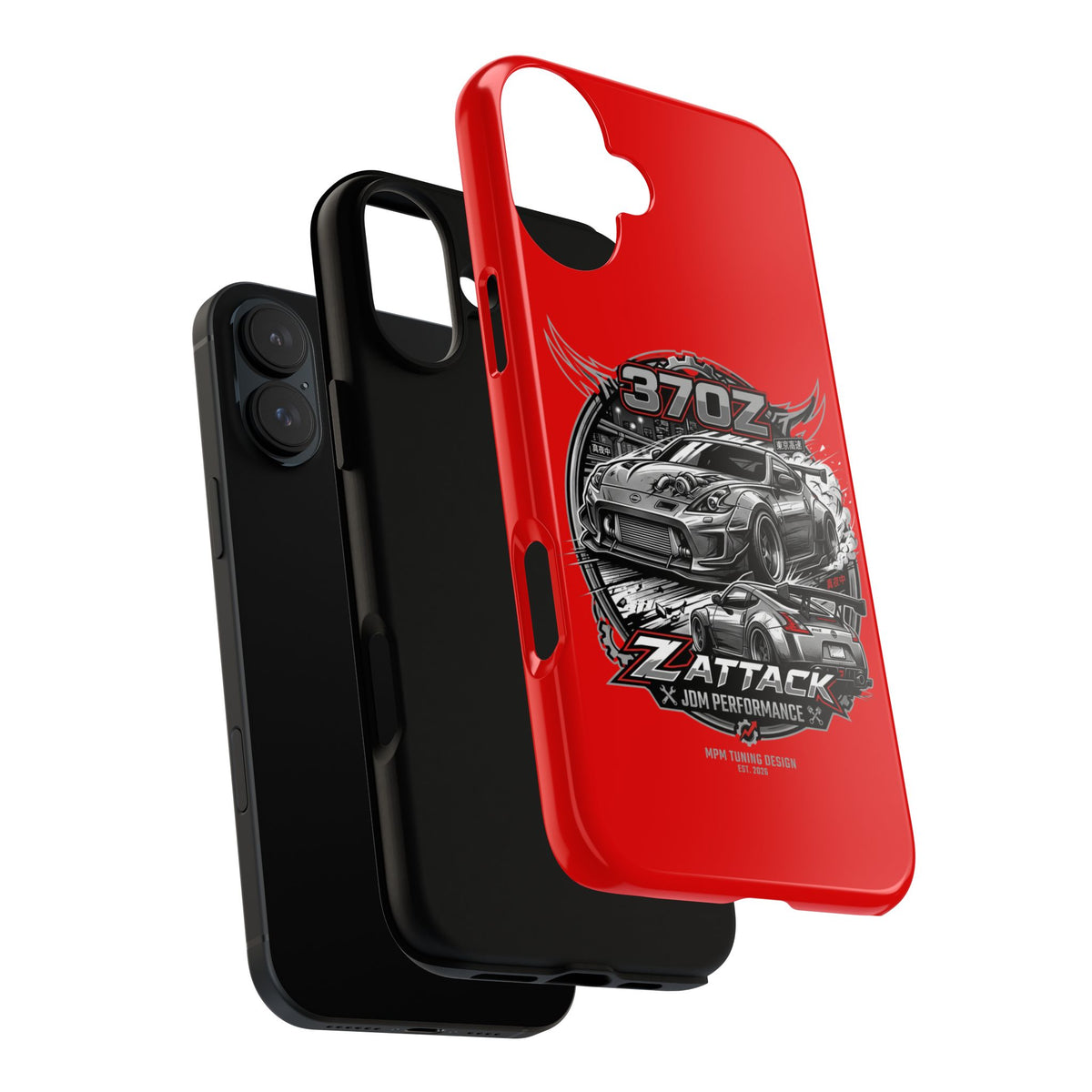 Nissan 370Z Z Attack Racing Phone Case — JDM Performance Sports Car Design | MPM Tuning Design
