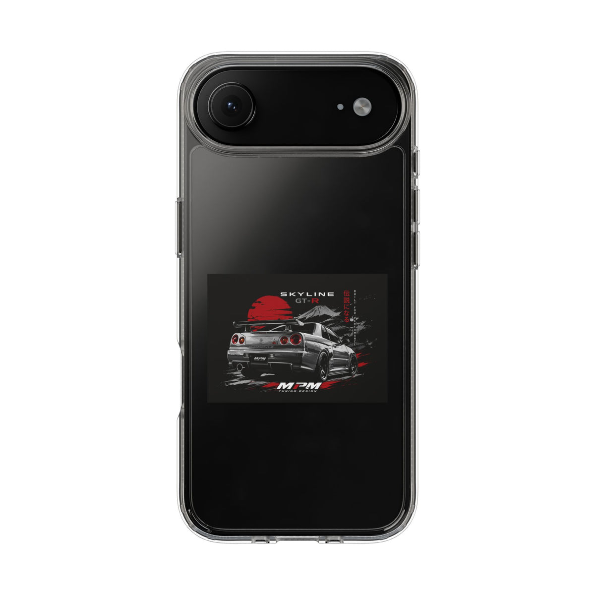 Clear Phone Case — Nissan Skyline GT-R Racing Car Graphic | MPM Tuning Design