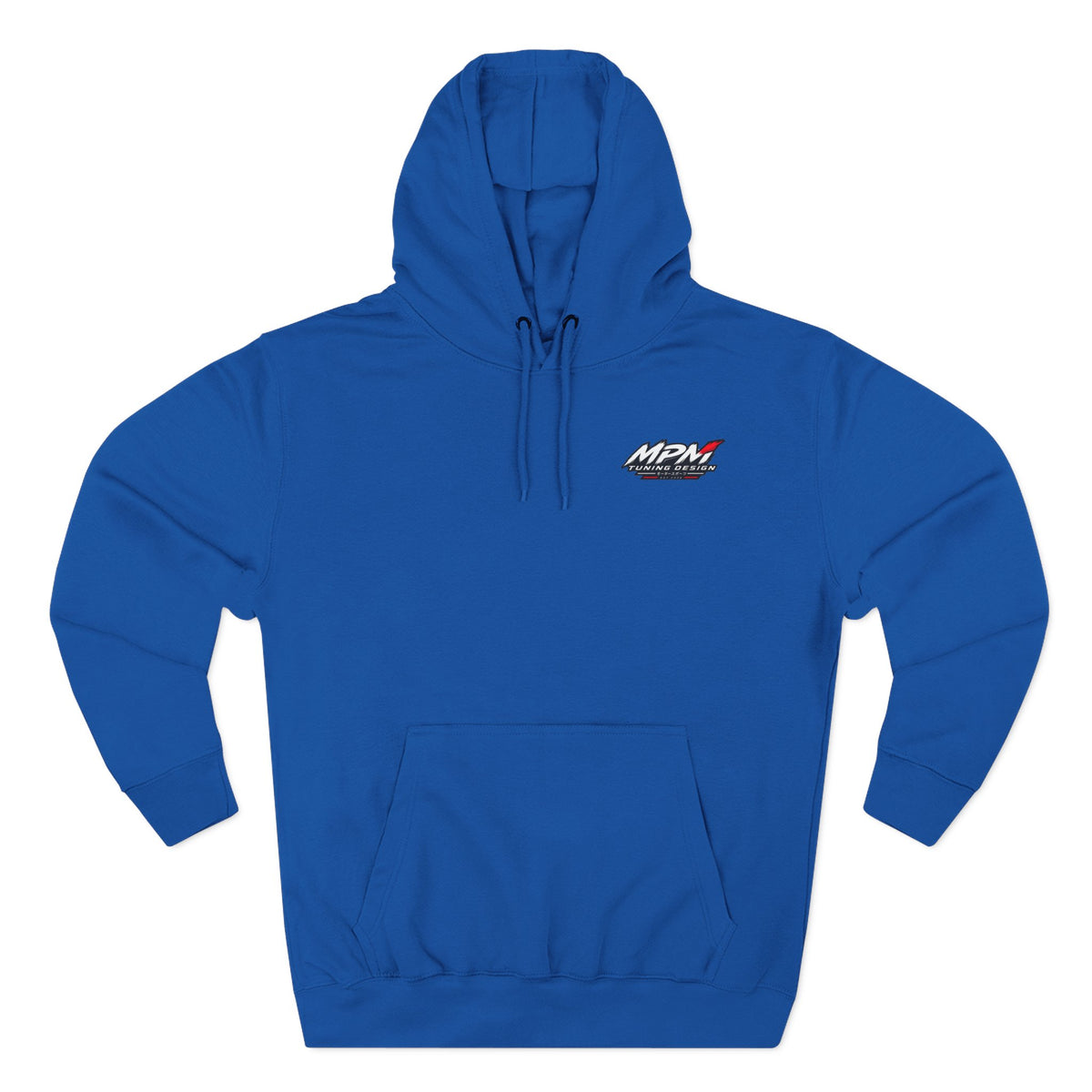 MPM Minimal Logo White Fleece Hoodie – Premium Pullover