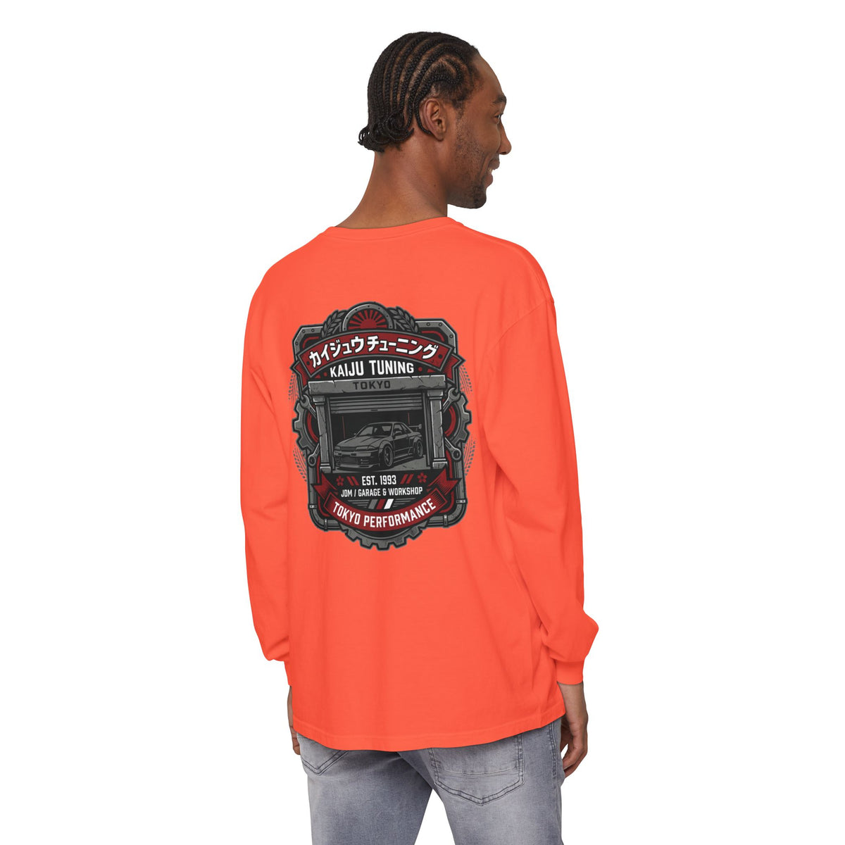 Kaiju Tuning Long Sleeve Tee — Tokyo Performance JDM Shirt | MPM Tuning Design