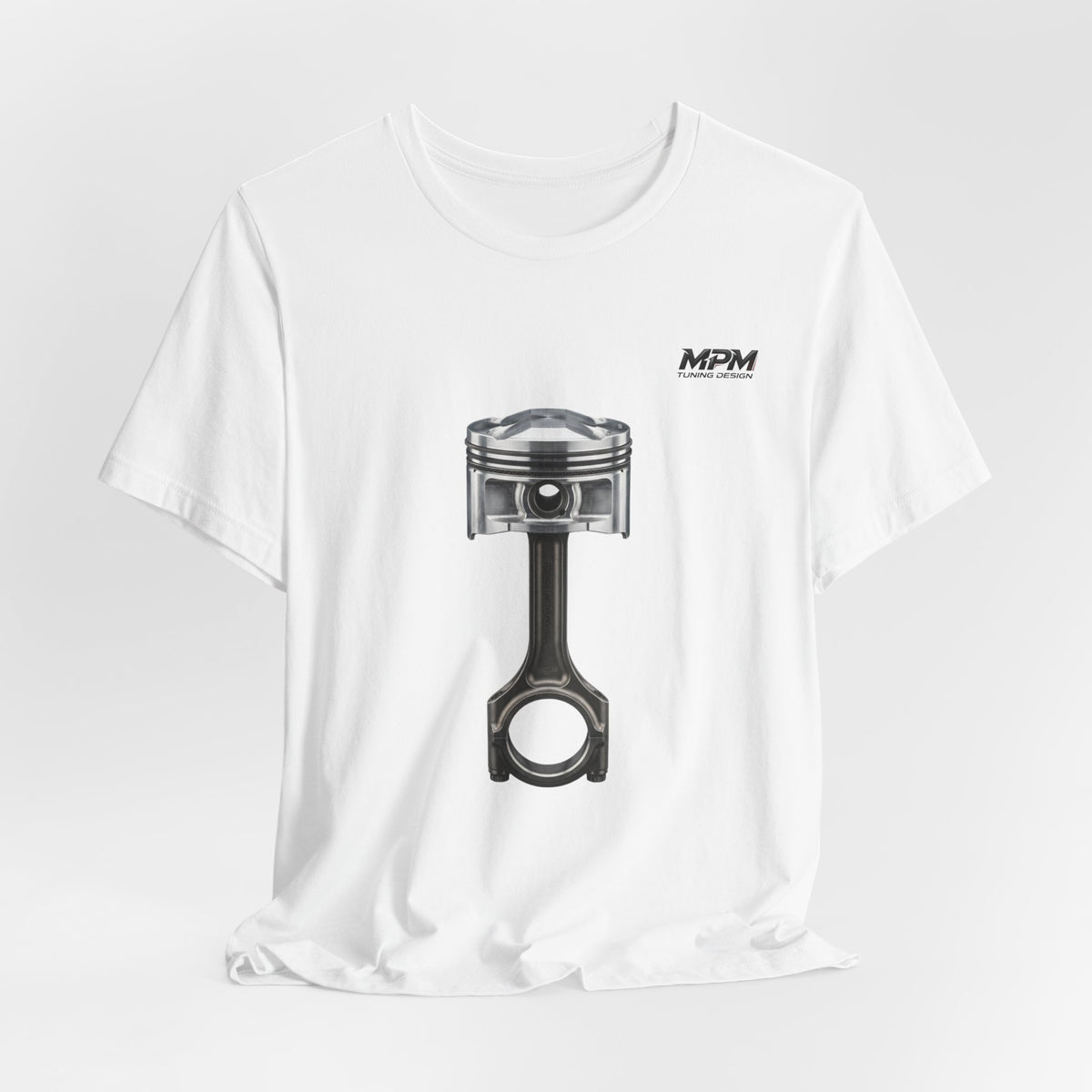 Piston Engine Graphic Tee — Automotive T-Shirt | MPM Tuning Design
