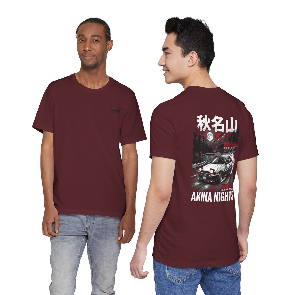 Retro JDM Drift Car Graphic T-Shirt – MPM Tuning Design