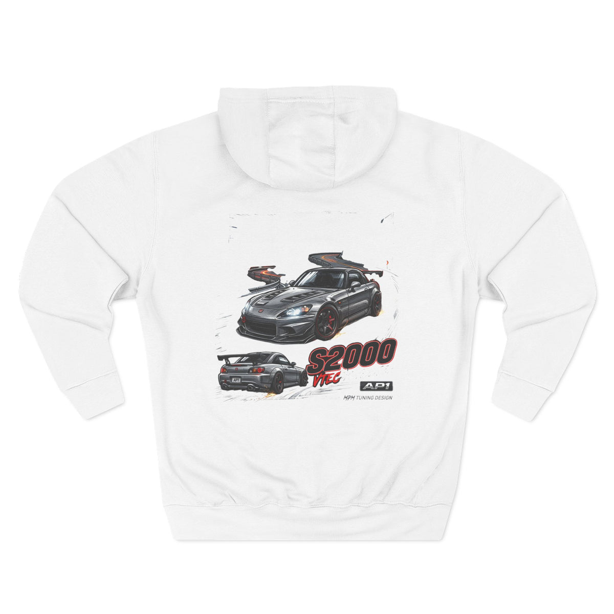 Honda S2000 Racing Hoodie — JDM Sports Car Graphic Fleece | MPM Tuning Design