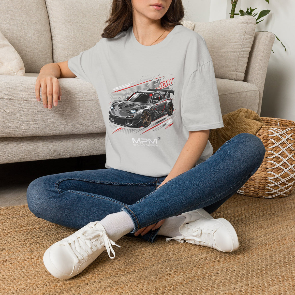 JDM Racing Car T-Shirt — Turbo Sports Coupe Graphic Tee | MPM Tuning Design