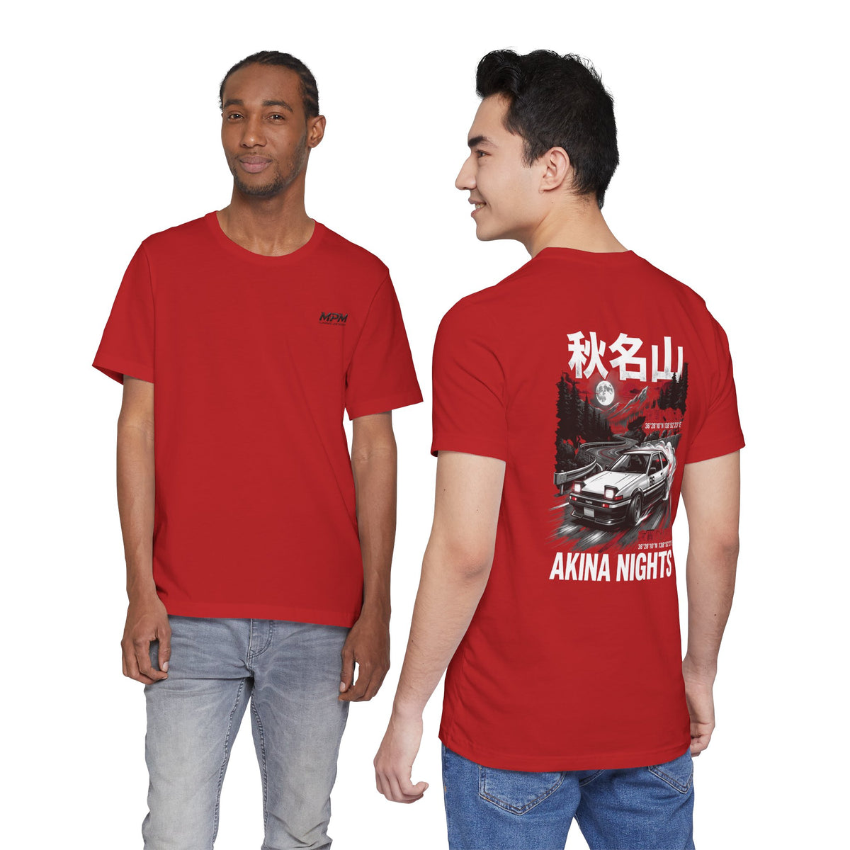 Retro JDM Drift Car Graphic T-Shirt – MPM Tuning Design