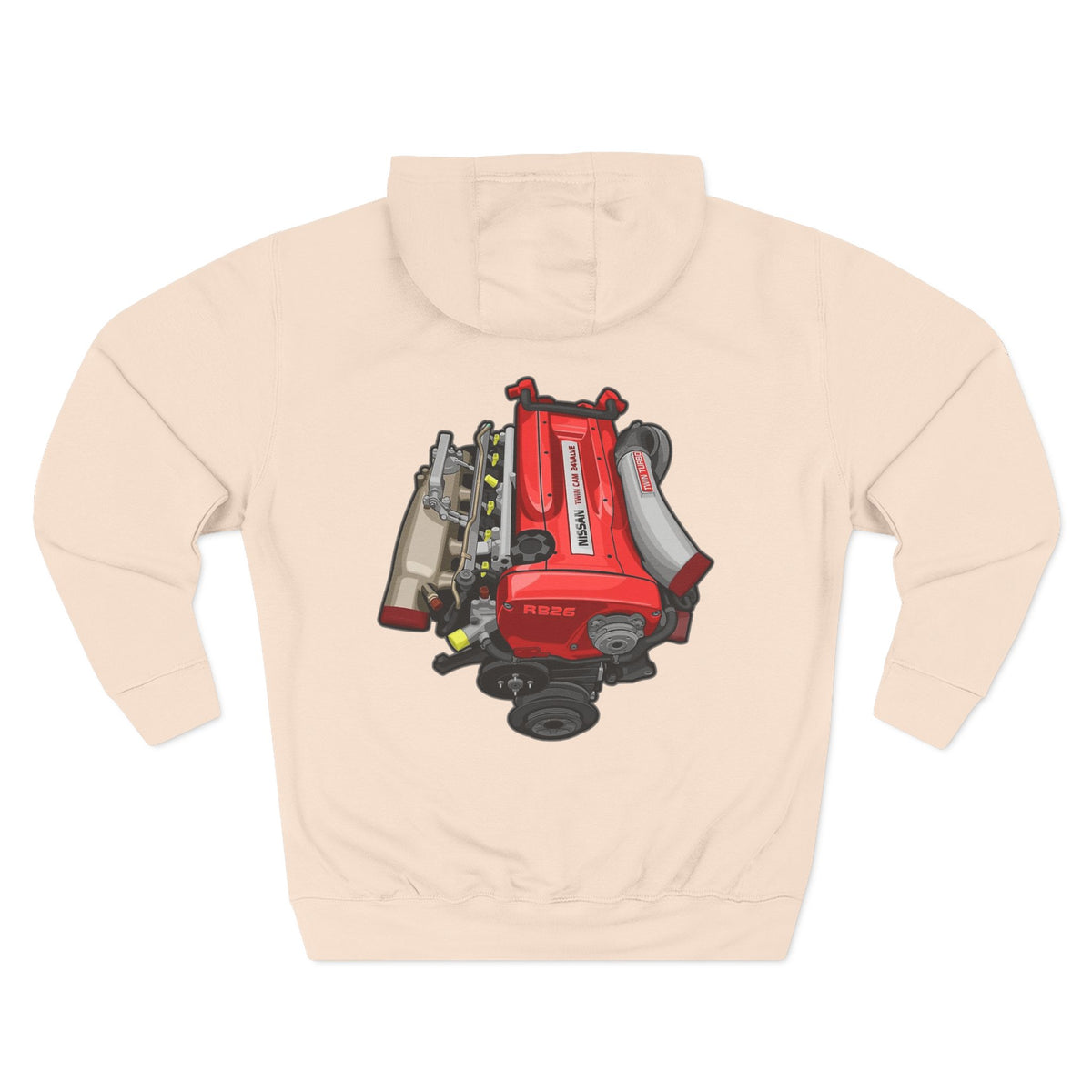 Engine Bay Graphic Hoodie — Car Engine Illustration Fleece | MPM Tuning Design