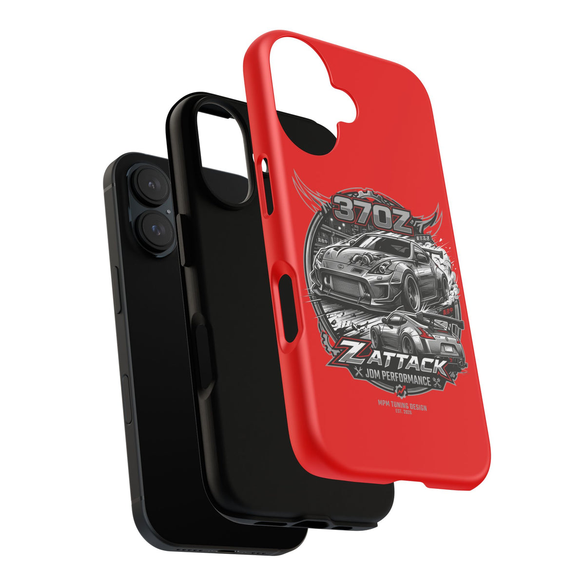 Nissan 370Z Z Attack Racing Phone Case — JDM Performance Sports Car Design | MPM Tuning Design