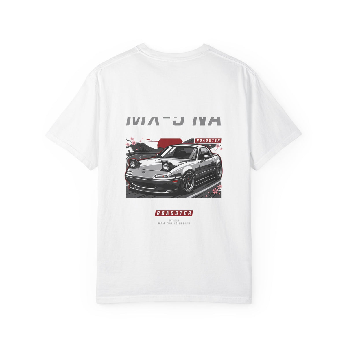 Mazda Miata MX-5 Retro Racing Graphic T-Shirt — Car Enthusiast Tee | MPM Tuning Design