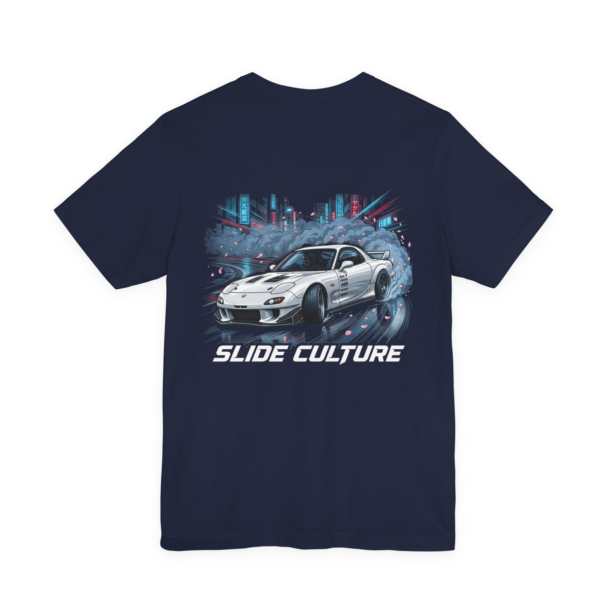 Silver Sports Car Skyline Graphic T-Shirt – MPM Tuning Design