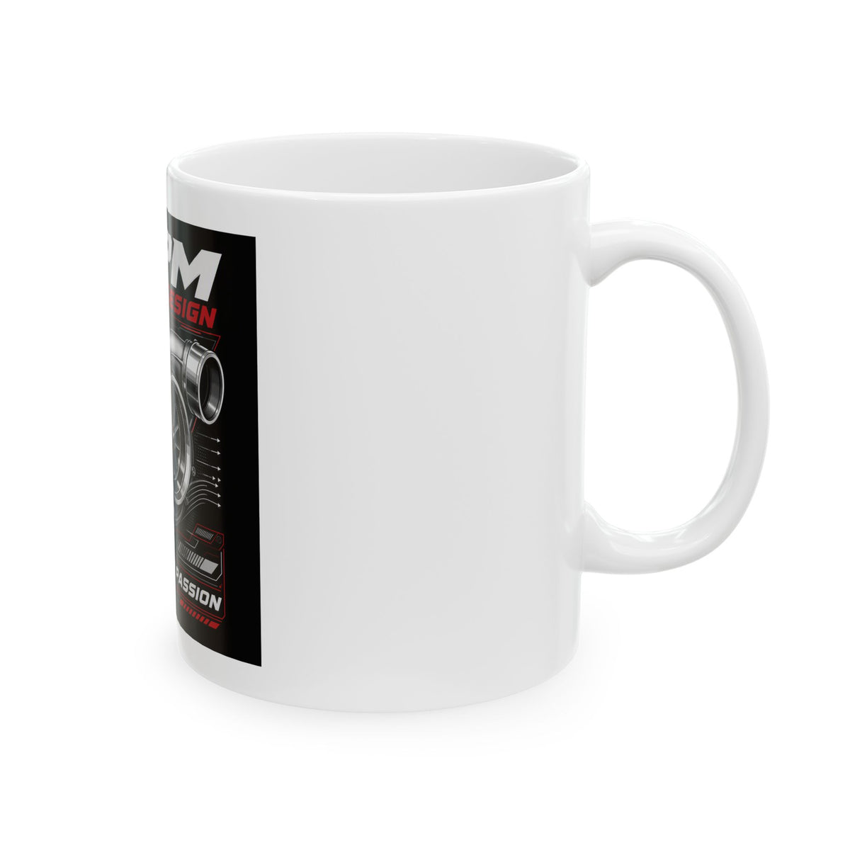 MPM Boost Your Passion Turbocharger Mug — 11oz & 15oz Ceramic | MPM Tuning Design
