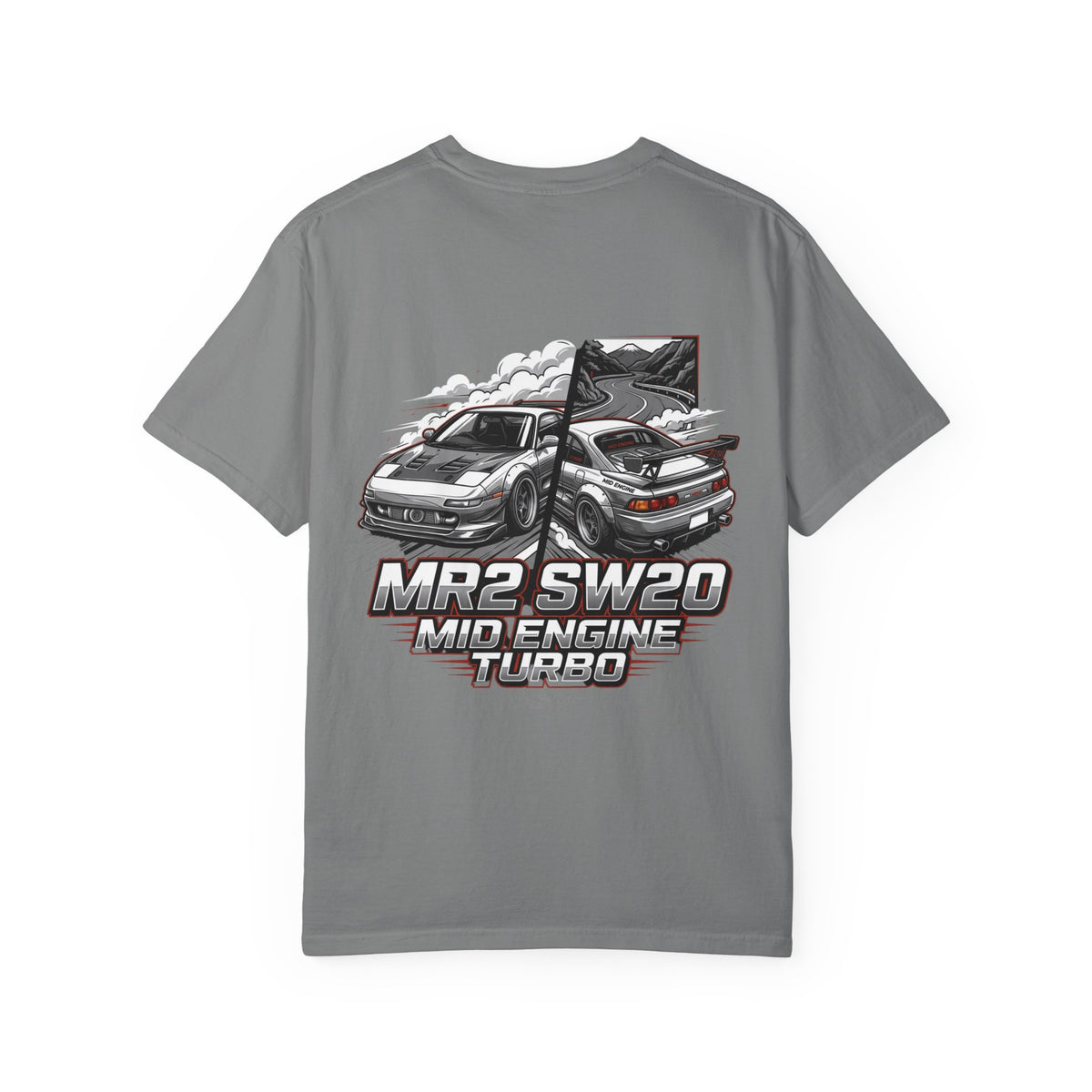 Toyota MR2 SW20 Mid-Engine Turbo T-Shirt — JDM Racing Graphic Tee | MPM Tuning Design