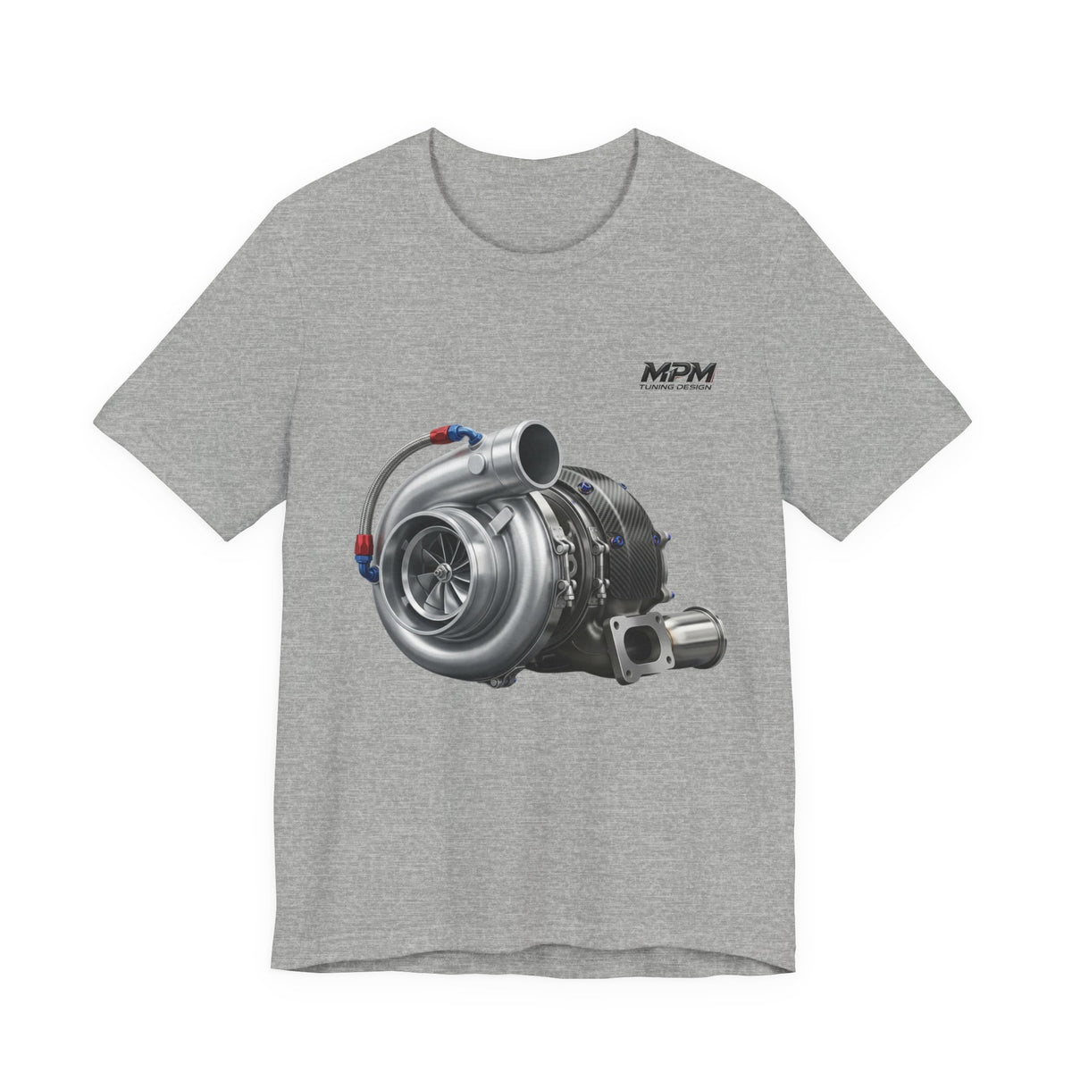 Turbocharger Graphic Tee — MPM Turbo Engine Shirt for Car Enthusiasts