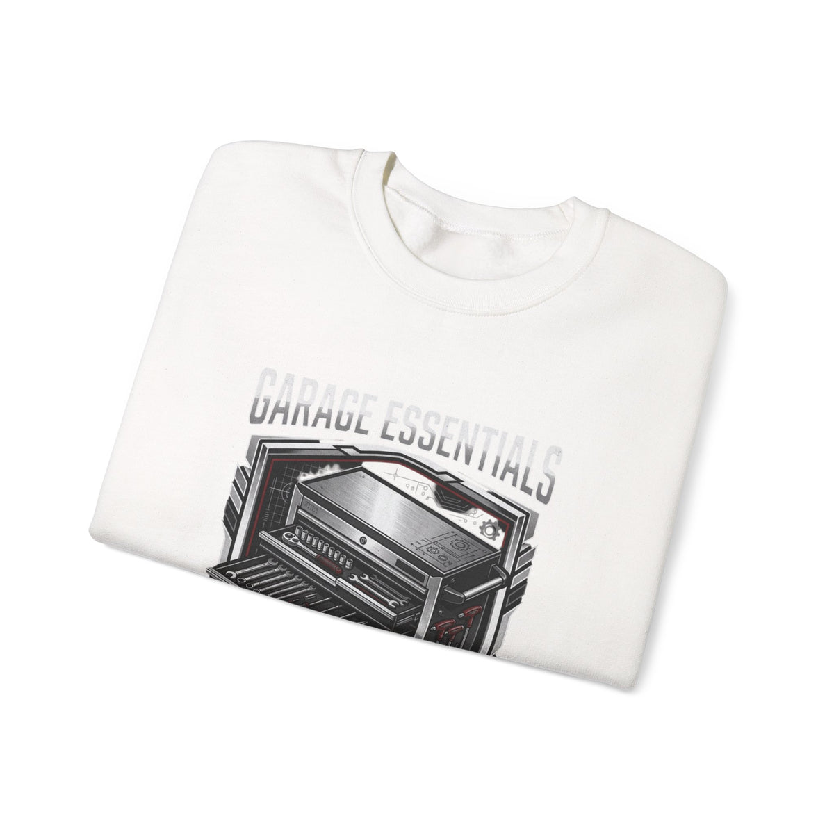 Garage Essentials Toolbox Crewneck Sweatshirt | MPM Tuning Design