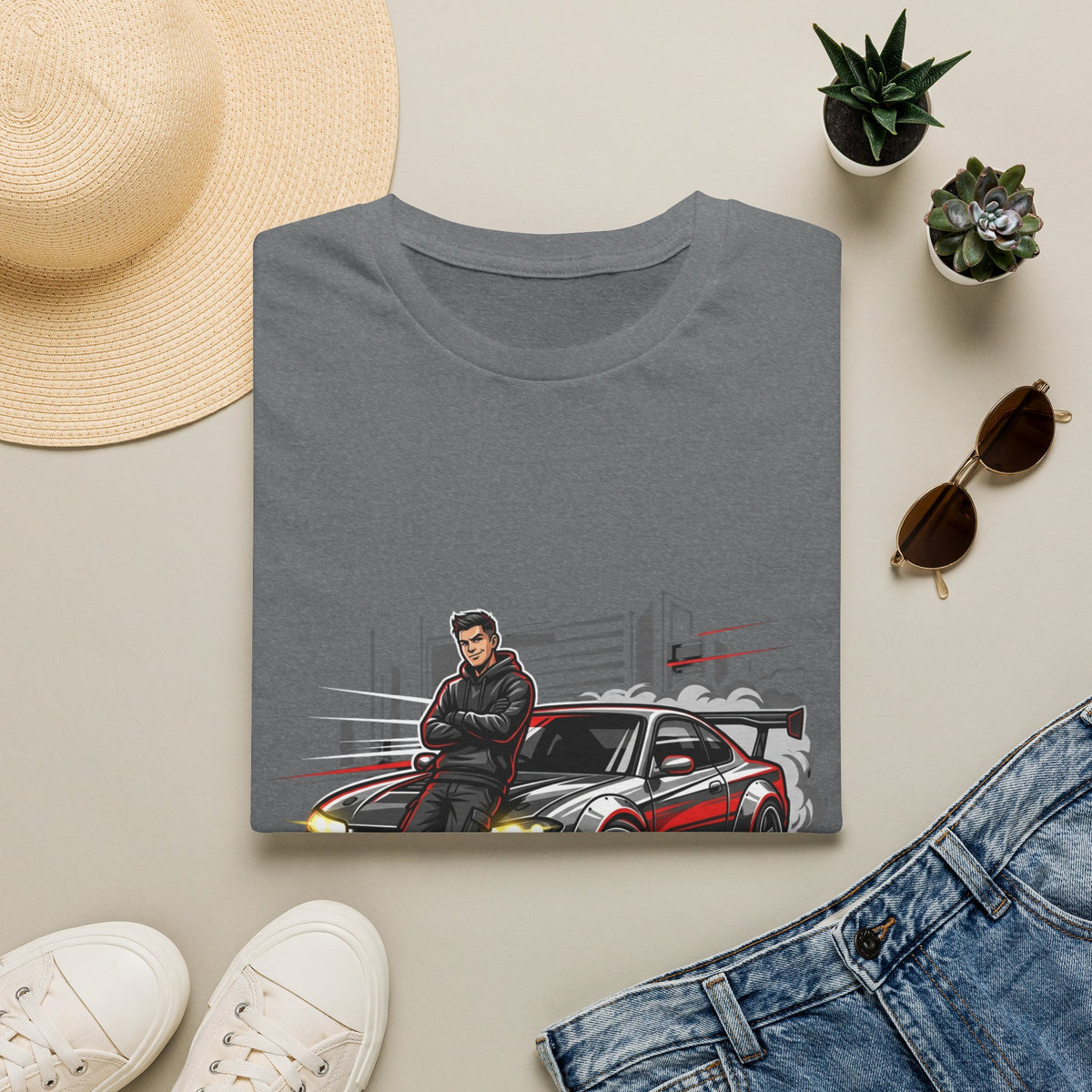 Car T-Shirt — Street Racing Crew Tee with Tuning Design Graphic | MPM Tuning Design