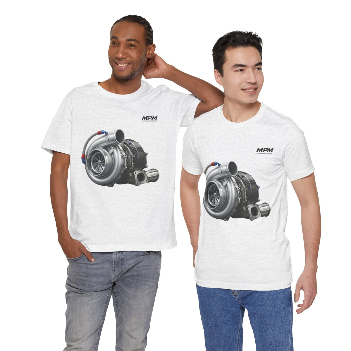 Turbocharger Graphic Tee — MPM Turbo Engine Shirt for Car Enthusiasts