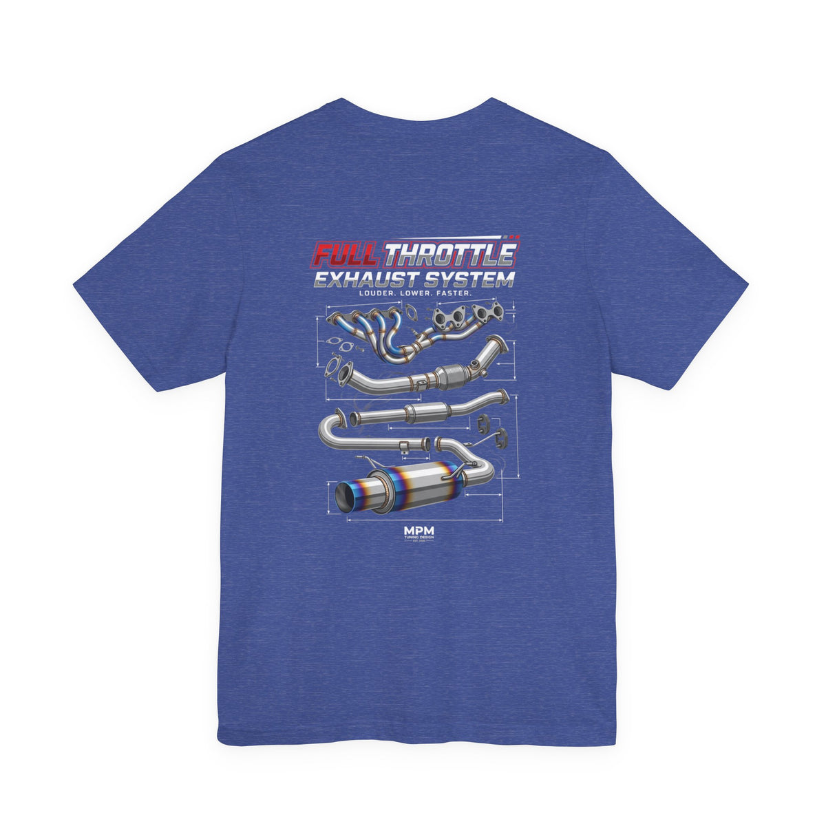 MPM Exhaust System Graphic T-Shirt – Full Throttle Edition