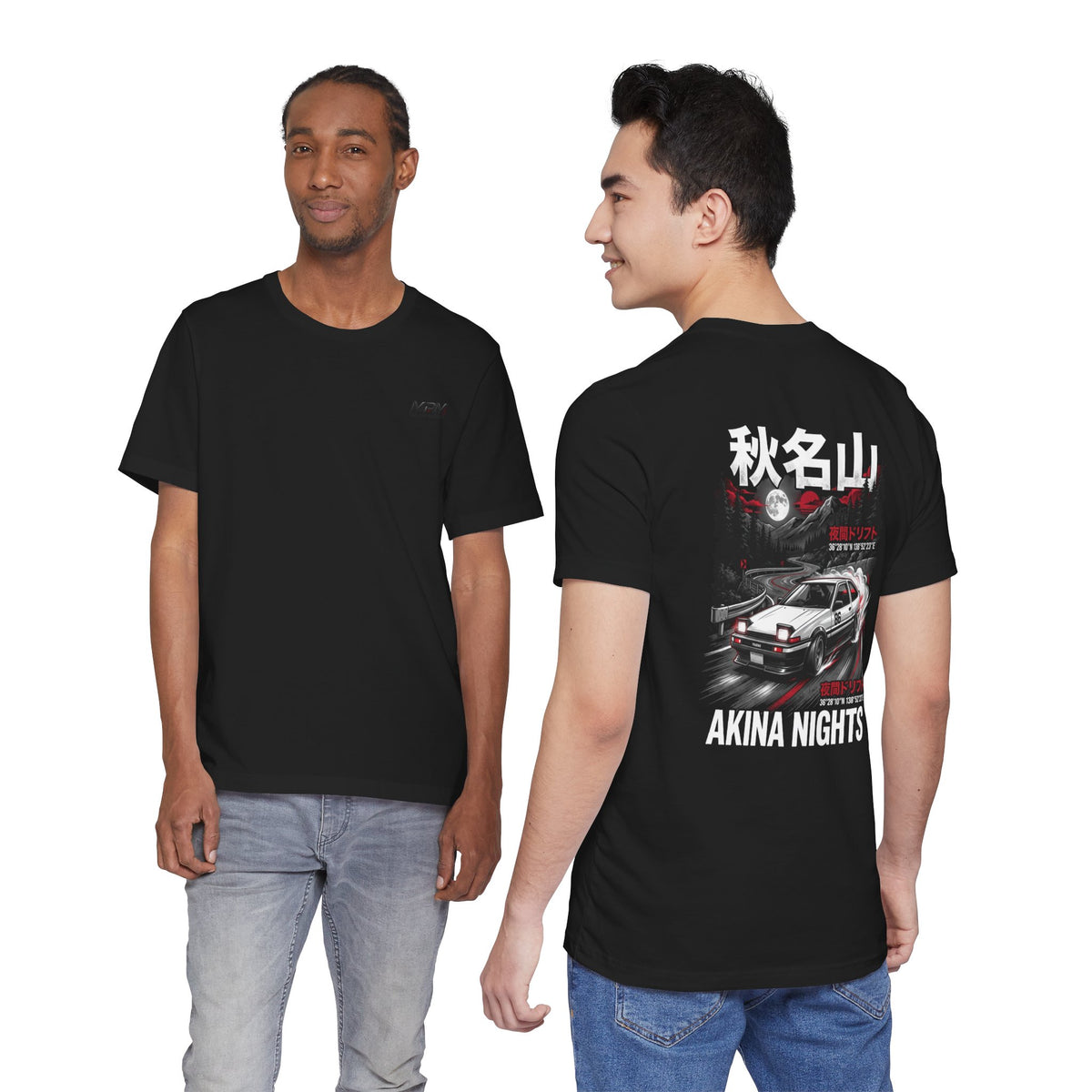 Retro JDM Drift Car Graphic T-Shirt – MPM Tuning Design