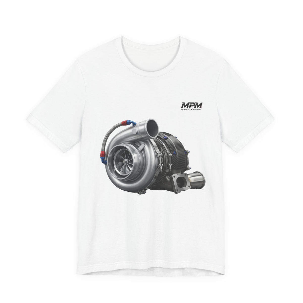 Turbocharger Graphic Tee — MPM Turbo Engine Shirt for Car Enthusiasts