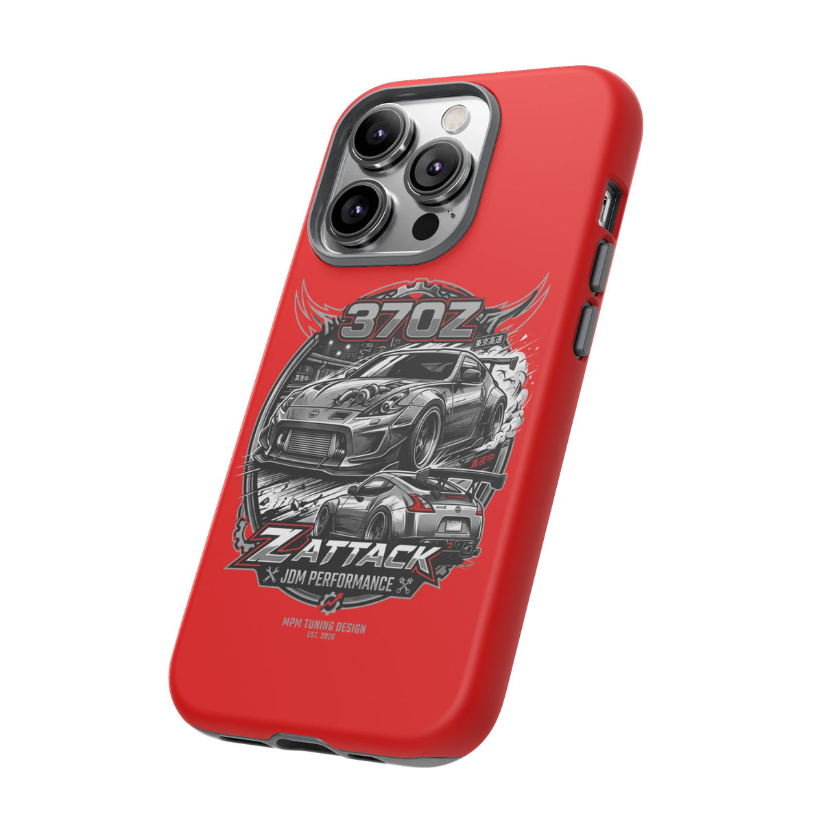 Nissan 370Z Z Attack Racing Phone Case — JDM Performance Sports Car Design | MPM Tuning Design
