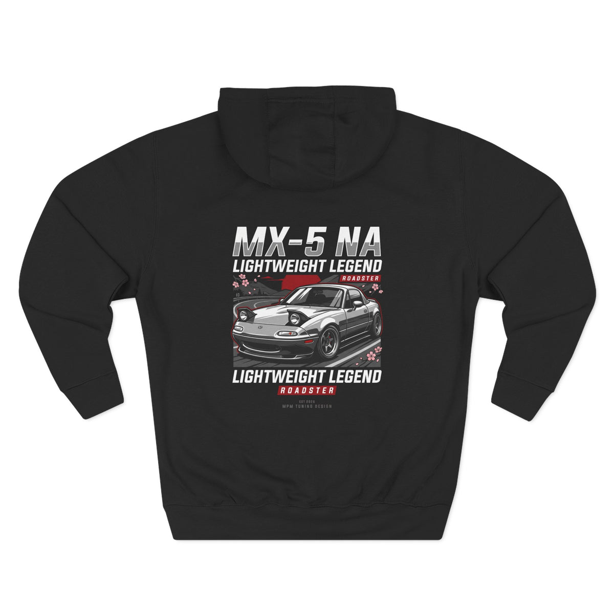 Mazda Miata Racing Hoodie — Retro Sports Car Graphic Fleece | MPM Tuning Design
