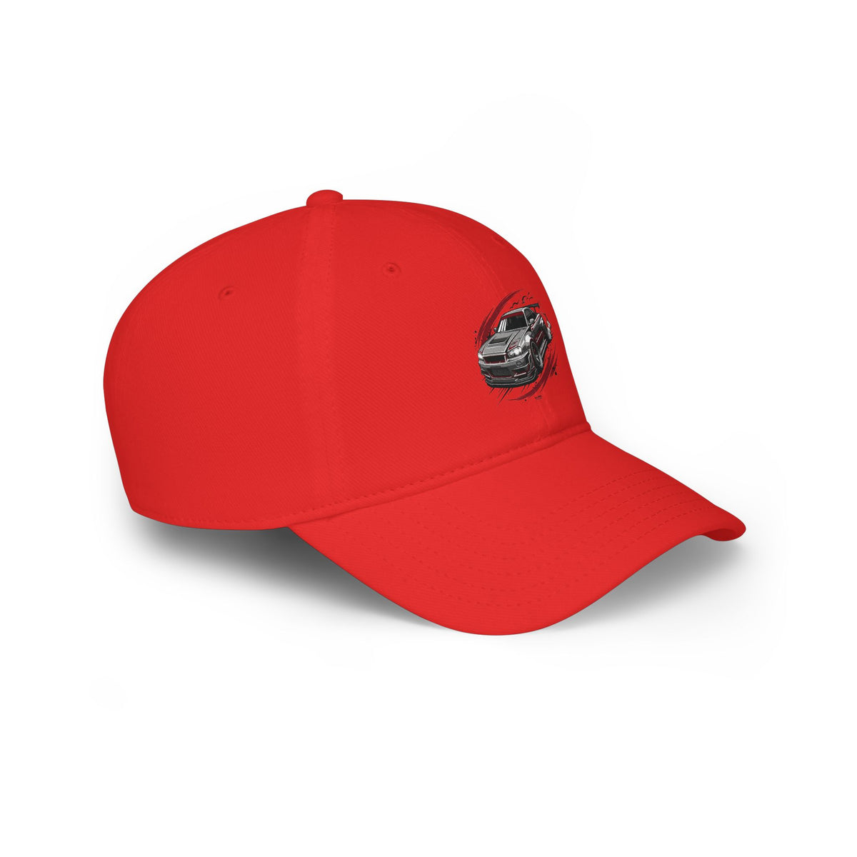 Racing Car Sketch Low Profile Baseball Cap — Car Enthusiast Hat | MPM Tuning Design
